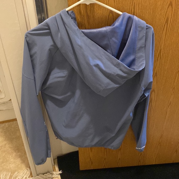 Small blue never worn under armor zip up hoodie - Picture 2 of 3
